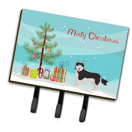 Carolines Treasures Corgi Husky Mix No.2 Christmas Tree Leash or Key Holder CK3825TH68